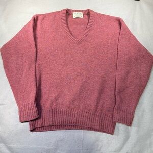 The Moors Lord Jeff 100% Pure Shetland Wool V-neck Sweater
